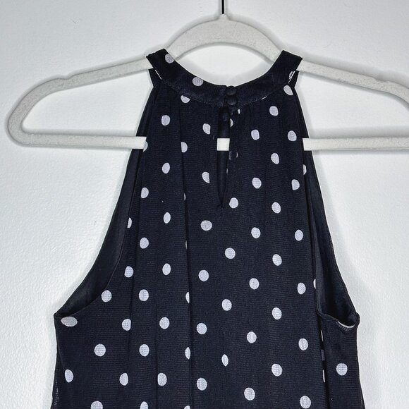 Lane Bryant‎ Polka Dot Ruffle Halter Top - Plus Size 14/16 - Picture 9 of 9